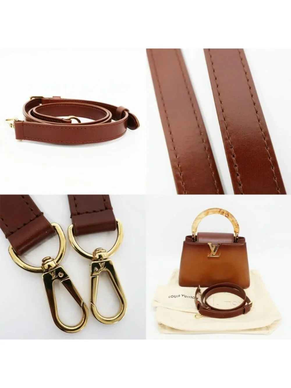 Louis Vuitton Heaven LV Capucines BB 2-Way Shoulder Bag Tortoiseshell Brown